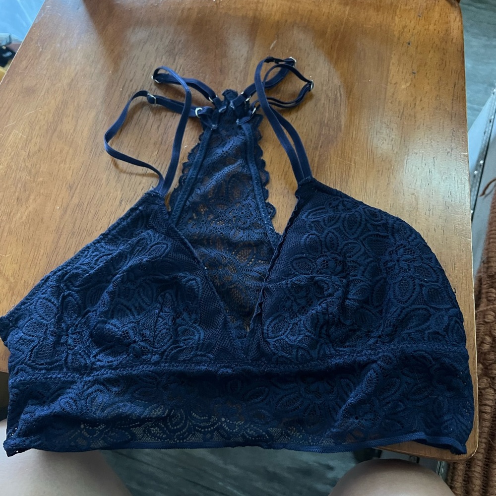 Navy bralette aerie size small